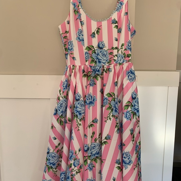 Sourpuss Dress Retro Rockabilly Roses Vintage medium - Picture 5 of 16